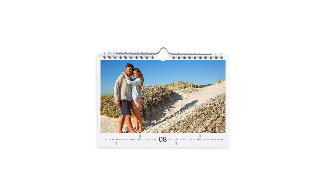 Wall calendar A5 Landscape